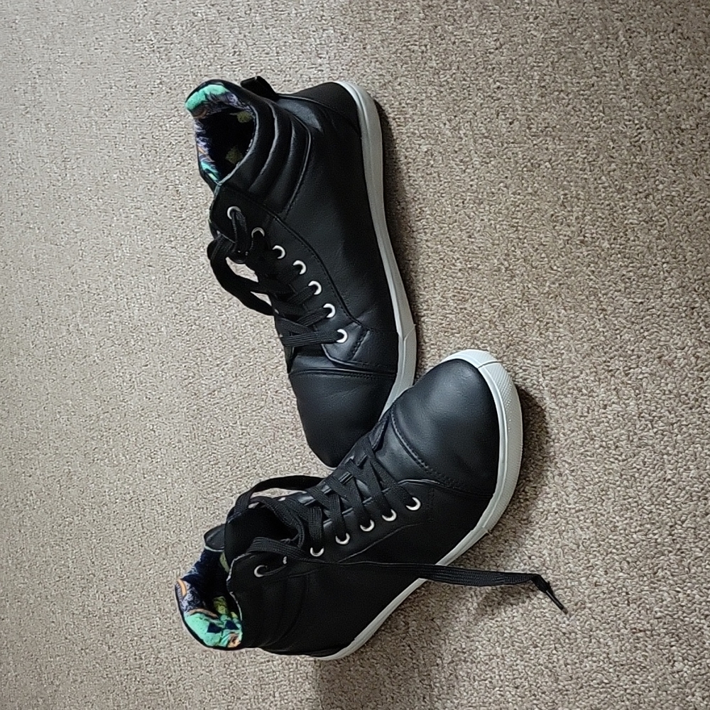 Black Hightop Sneakers